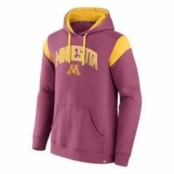 Best Sale 🤩 College Hoodies & Sweatshirts Fanatics Minnesota Golden Gophers Iconic Colorblock Hoodie 👍
