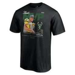 Discount ⭐ NBA 👕 Shirts Fanatics Milwaukee Bucks Giannis Antetokounmpo Milestone T-Shirt 👏