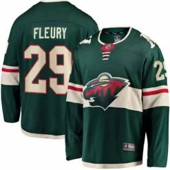 Cheap ๐ฏ NHL Jerseys Fanatics Minnesota Wild Marc-Andre Fleury #29 Breakaway Jersey โจ