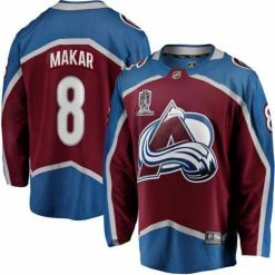 Outlet โ๏ธ NHL Jerseys Fanatics Colorado Avalanche Cale Makar #8 Stanley Cup Champions Patch Jersey ๐
