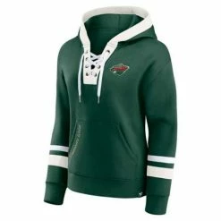 Discount 🥰 NHL Hoodies & Sweatshirts Fanatics 👩 Women's Minnesota Wild Bombastic Hoodie 👏