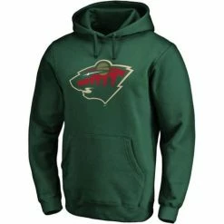 Best Sale โค๏ธ NHL Hoodies & Sweatshirts Fanatics Minnesota Wild Logo Hoodie โ๏ธ
