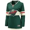 Buy 🧨 NHL Jerseys Fanatics 👩 Women Minnesota Wild Breakaway Jersey 🔔