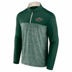 Promo 🎉 NHL 👕 Shirts Fanatics Minnesota Wild Persist 1/4 Zip 🤩
