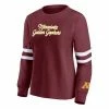Cheapest ⭐ College Hoodies & Sweatshirts Fanatics 👩 Women's Minnesota Golden Gophers Sleeve Strip Crewneck Sweatshirt ✨ -Fanatics Sales unnamed file 26