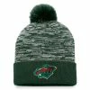 Best deal ❤️ NHL Hats & Caps Fanatics Minnesota Wild Defender Beanie 🧨