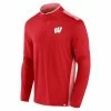 Promo 😀 College 👕 Shirts Fanatics Wisconsin Badgers Brushed 1/4 Zip Top 🤩 -Fanatics Sales unnamed file 34