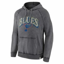 Wholesale 🎁 NHL Hoodies & Sweatshirts Fanatics St. Louis Blues Broken Hoodie 👏