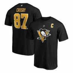 Best Pirce โญ NHL ๐ Shirts Fanatics Pittsburgh Penguins Sidney Crosby Name & Number T-Shirt ๐งจ