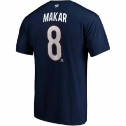 Wholesale 🎉 NHL 👕 Shirts Fanatics Colorado Avalanche Cale Makar #8 Authentic Name & Number T-Shirt ⌛