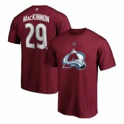 Best Pirce 🎉 NHL 👕 Shirts Fanatics Colorado Avalanche Nathan MacKinnon #29 Name & Number T-Shirt 🤩