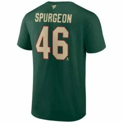 Best deal ๐ฅ NHL ๐ Shirts Fanatics Minnesota Wild Jared Spurgeon Name & Number T-Shirt ๐