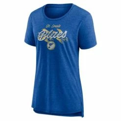 Best Pirce 😀 NHL 👕 Shirts Fanatics 👩 Women's St. Louis Blues Hit The Ice T-Shirt 👍