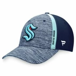 Outlet 🌟 NHL Hats & Caps Fanatics Seattle Kraken Defender Flex Fit Hat 👏