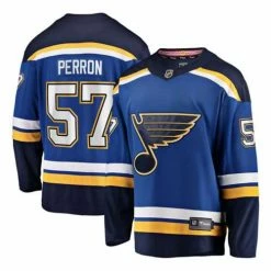 Best deal ๐ NHL Jerseys Fanatics St. Louis Blues David Perron #57 Breakaway Jersey ๐