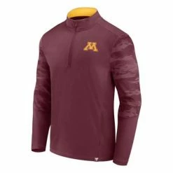 Discount ❤️ College 👚 Shirts Fanatics Minnesota Golden Gophers Defender 1/4 Zip Top 🥰