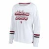 Wholesale 😀 College 👕 Shirts Fanatics 👩 Women's Oklahoma Sooners Iconic Strip Long Sleeve 👕 Shirt ✨