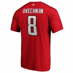 Best deal ๐ NHL ๐ Shirts Fanatics Washington Capitals Alexander Ovechkin #8 Name & Number T-Shirt ๐งจ