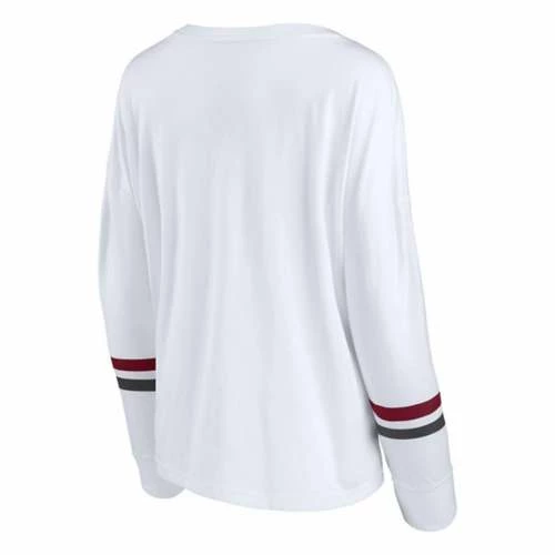 Wholesale π College π Shirts Fanatics π© Women's Oklahoma Sooners Iconic Strip Long Sleeve π Shirt β¨ 4 Wholesale π College π Shirts Fanatics π© Women's Oklahoma Sooners Iconic Strip Long Sleeve π Shirt β¨ - Image 2