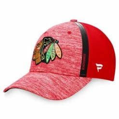 Wholesale ⭐ NHL Hats & Caps Fanatics Chicago Blackhawks Defender Flex Fit Hat 😉