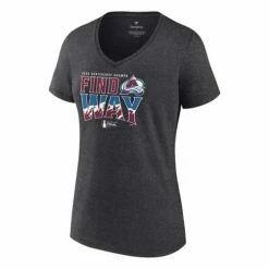 Top 10 😉 NHL 👕 Shirts Fanatics 👩 Women's Colorado Avalance 2022 Western Conference Champs Find A Way T-Shirt 👏