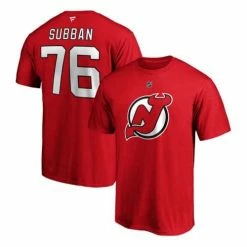 Cheapest 🎁 NHL 👕 Shirts Fanatics New Jersey Devils P.K. Subban Name & Number T-Shirt 😉